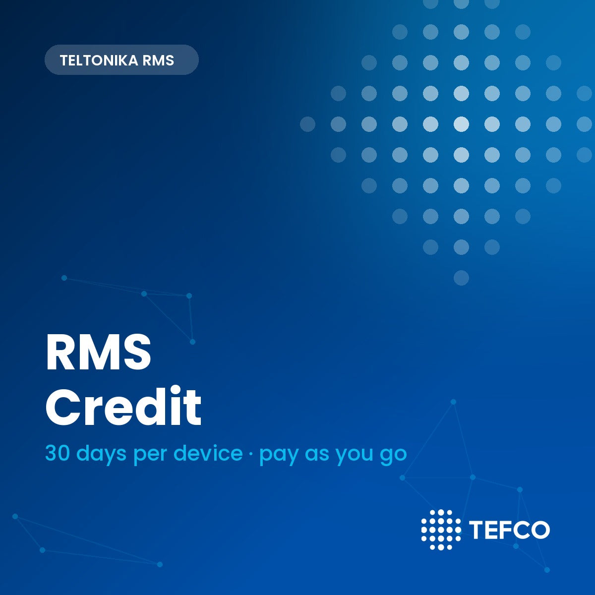 Teltonika RMS Credit